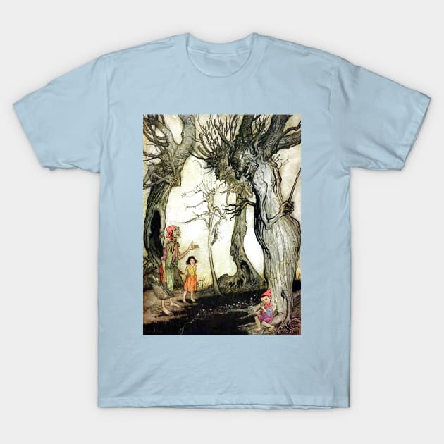 Trees and the Axe - Arthur Rackham T-Shirt by forgottenbeauty